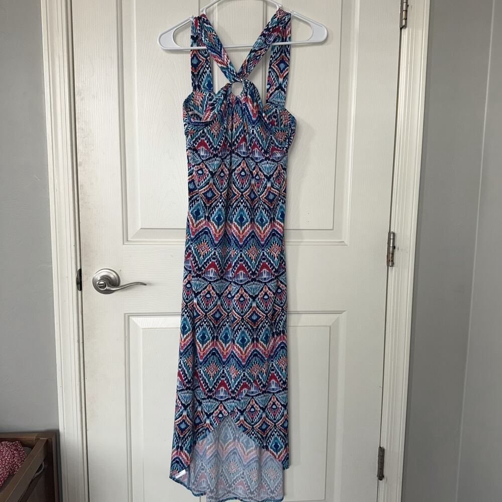 NWT Tommy Bahama Prima Peacock Midi Dress Woman’s Size S 10041-AMALFI SEA - Picture 2 of 8
